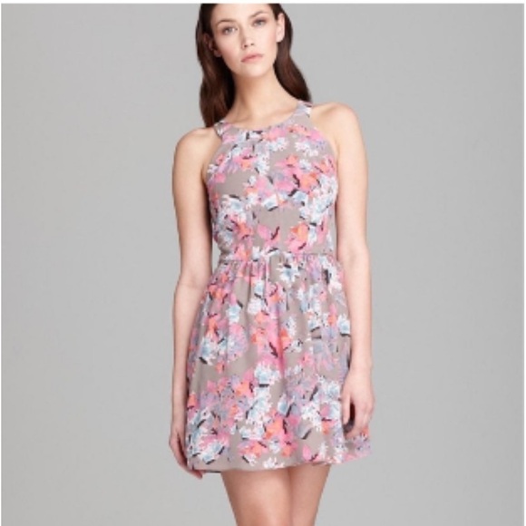 Rebecca Taylor Tropical Demi Femme Silk Dress Sz 0 - Picture 8 of 8